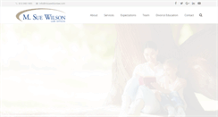 Desktop Screenshot of msuewilsonlaw.com