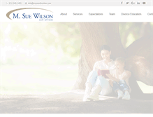 Tablet Screenshot of msuewilsonlaw.com